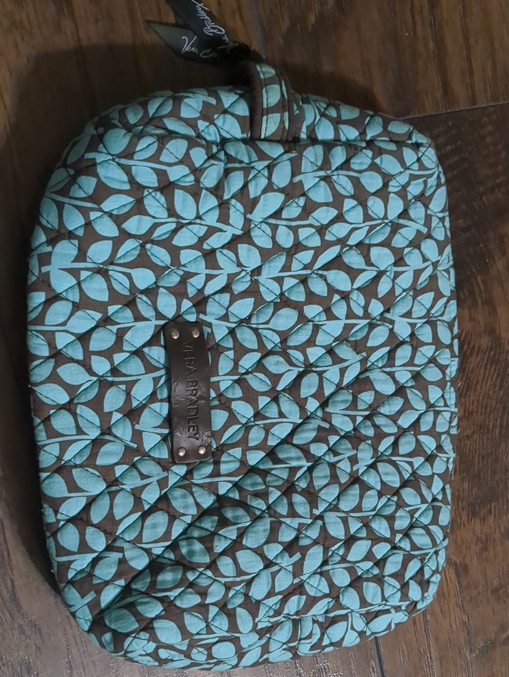 Vera Bradley Quilted Cosmetic Bag Flower Shower